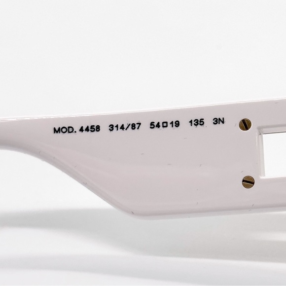 NEW VERSACE VE4458 314/87 WOMEN MOD 4458 314/87 WHITE VE4458 31487 SUNGLASSES - Picture 9 of 11